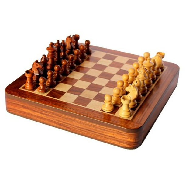 12 X 12 Inch StonKraft Wooden Chess Game Board Set with Magnetic Wood Pieces 12 X 12 Inch StonKraft Wooden Chess Game Board Set with Magnetic Wood Pieces